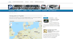 Desktop Screenshot of parken-am-flughafen.biz