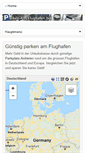 Mobile Screenshot of parken-am-flughafen.biz